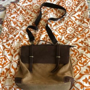 Jessalyn Blake leather messenger bag